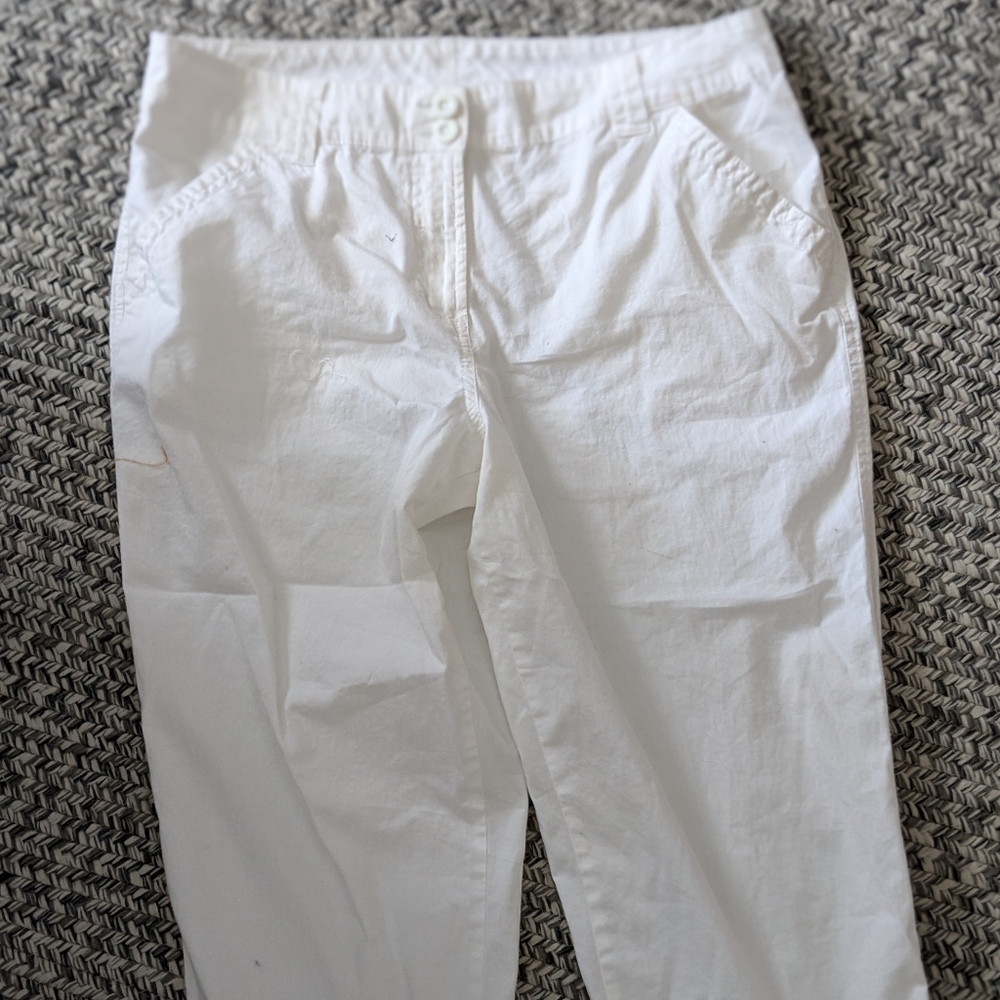 White Kim Rogers Capri's